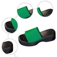 thumbnail image 4 of Rokment Womens Platform Dress Slides Sandals Beach Summer Trendy Casual Stretchy Square Open Toe Chunky Wedge High Heels Comfortable Walking Slip on Green Size 8, 4 of 6