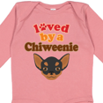 thumbnail image 4 of Inktastic Chiweenie Dog Gift Boys or Girls Long Sleeve Baby Bodysuit, 4 of 5