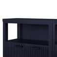 thumbnail image 6 of Beautiful Fluted Vanity Storage Cabinet, Rich Black, 6 of 13