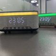 thumbnail image 2 of Altavoz Bluetooth con Carga Inalámbrica Luz LED Ambiental y Despertador- Radio FM Carga USB 15W, 2 of 5