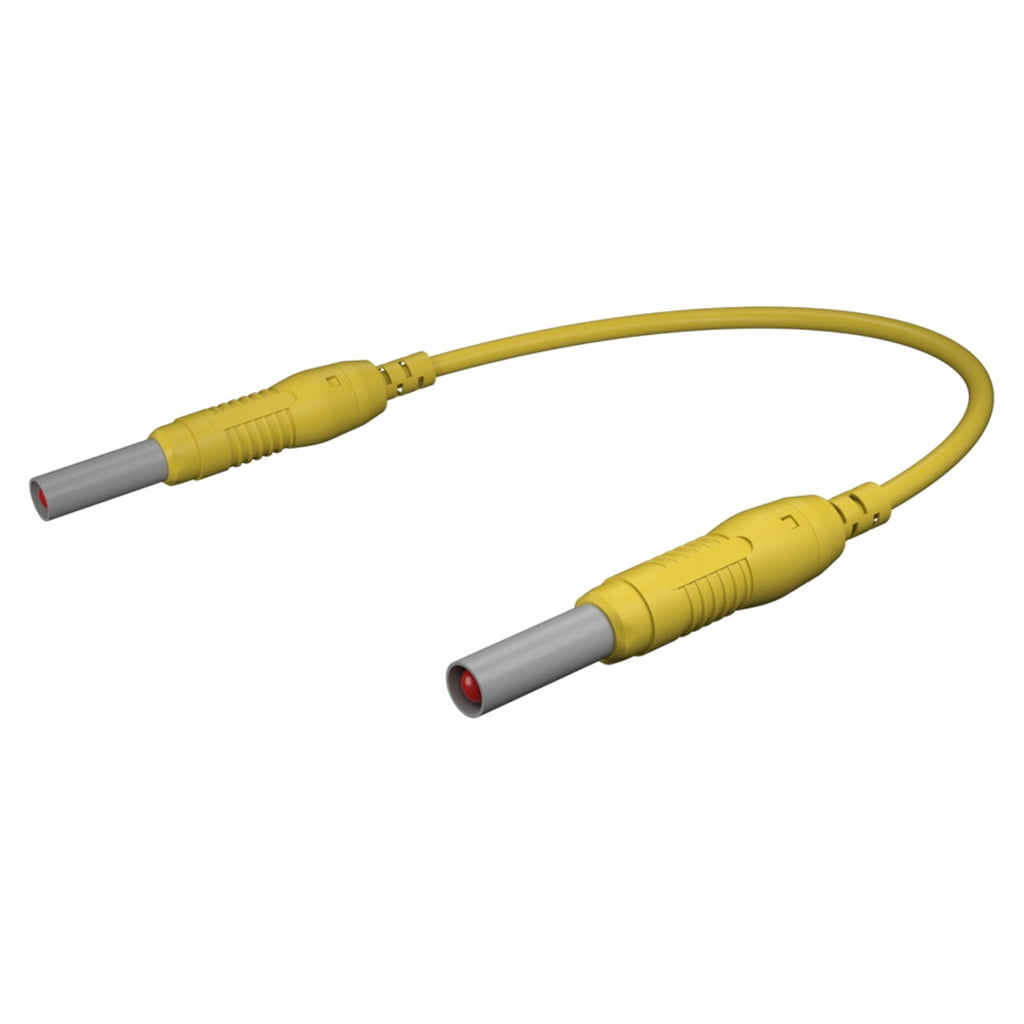 Geemin 5pcs Retractable 4mm Banana Plug 100cm Electrical Test Jumper Wire for Multimeter Banana to Banana Plug Test Leads Cable