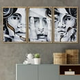 thumbnail image 2 of wall26 Framed Canvas Print Wall Art Set Spray Paint Geometric Brick Faces Graffiti &amp; Street Art Comic Book Illustrations Modern Art Urban Portrait for Living Room, Bedroom, Office - 24"x36&q, 2 of 5