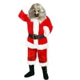 thumbnail image 4 of Disfraz de payaso aterrador de película, conjunto completo, uniforme rojo de Papá Noel para adultos, ropa de fiesta de carnaval de Halloween, juego de rol, 4 of 5