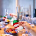 thumbnail image 3 of ChristmasSantaClausSnowmanElkWineGlassCoverOrnamentXmasPartyTableDecoration, 3 of 5