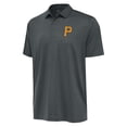 thumbnail image 2 of Men's Antigua  Pewter Pittsburgh Pirates Eclipse Polo, 2 of 3