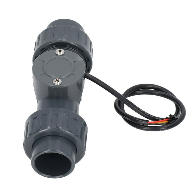 Contador De Medidor De Fluido, 10-30VDC DN25 Medidor De Flujo Resistente A La Oxidación Protección UPVC IP65 Alta Precisión Con Cable De 50 Cm Para Residencial