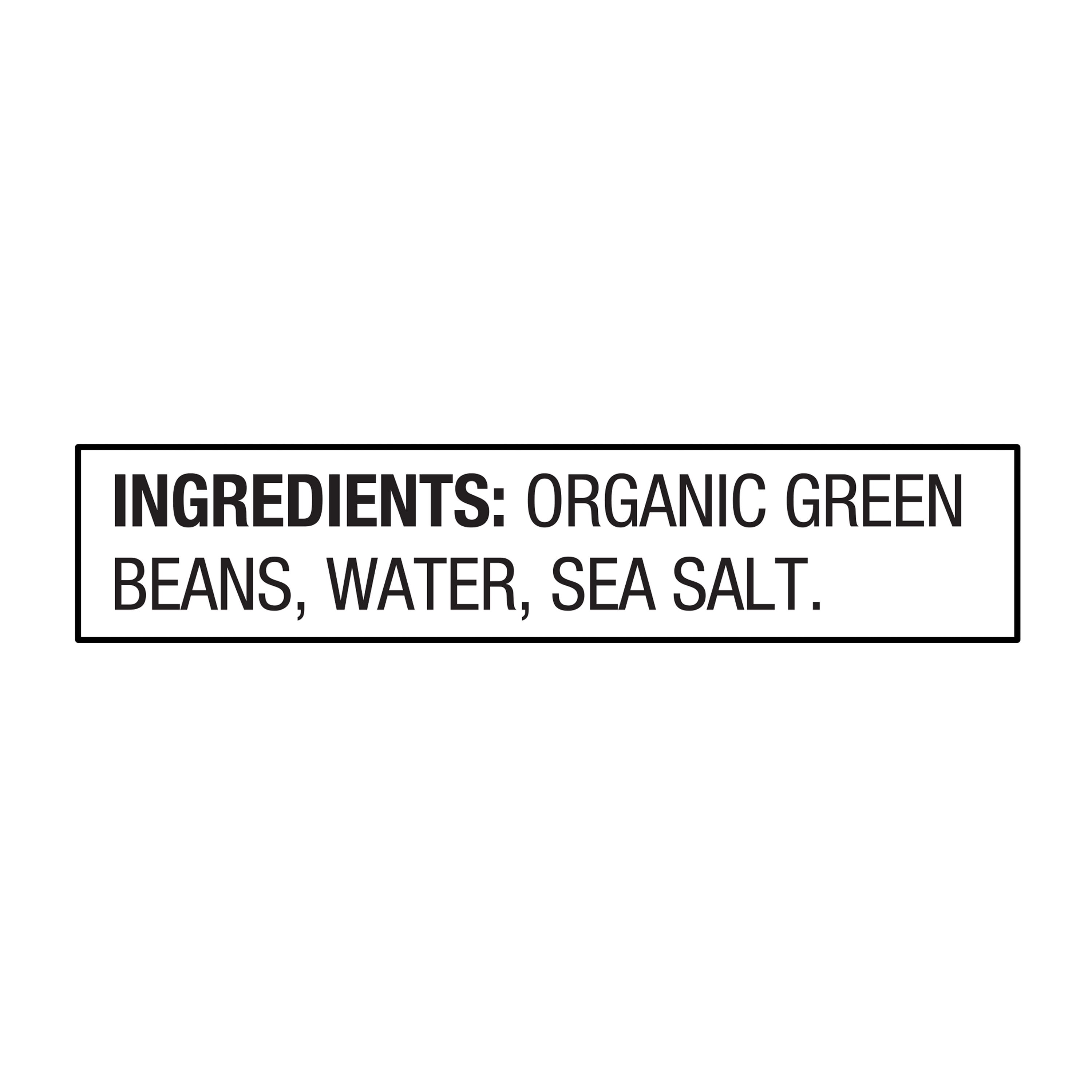 Great Value Organic Cut Green Beans, 14.1 oz Can Gluten-Free