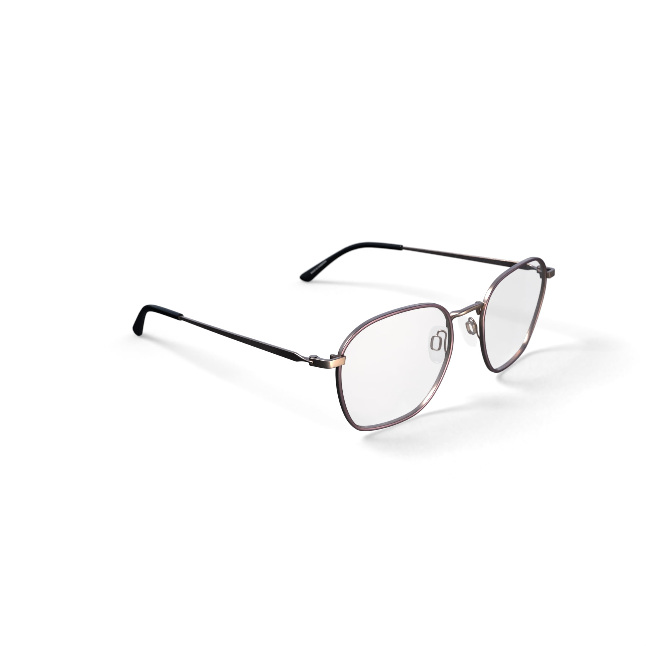 Walmart Women's Lorene Square Prescription Eyeglasses with Case