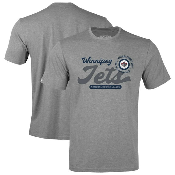 Youth Levelwear Gray Winnipeg Jets Little Richmond Monument T-Shirt