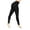 Black, variant on tasrioml Women Solid Color Stretchy High Waist Slim Tights Leggings Pencil Pants Trousers