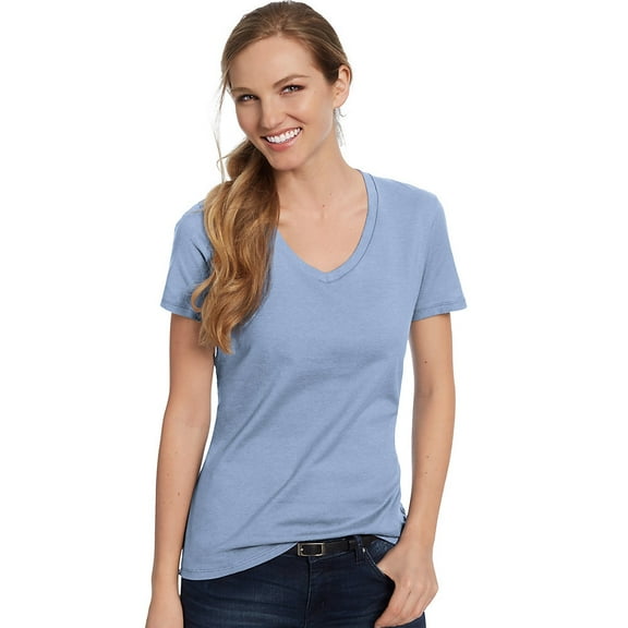 Hanes - Perfect-T Women’s V-Neck T-Shirt - S04V