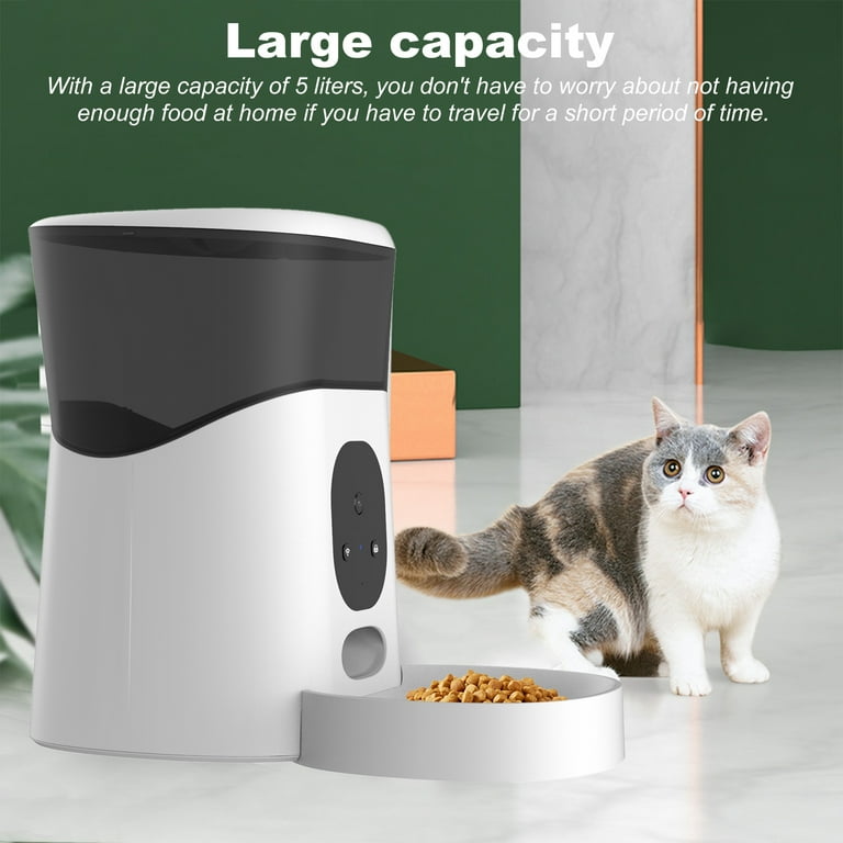 Pet Automatic Feeder Cat And Dog Universal Intelligent Timing Feeding Machine Mobile Remote Control Remote Video Electric Cat Bowl