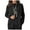 Black, variant on Buigttklop Women Casual Pockets Long Sleeve Casual Solid Coat Cardigan Blouse