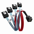 thumbnail image 1 of Cable CableCreation interno HD Mini SAS (SFF-8643) a 4X SATA, 1 of 7