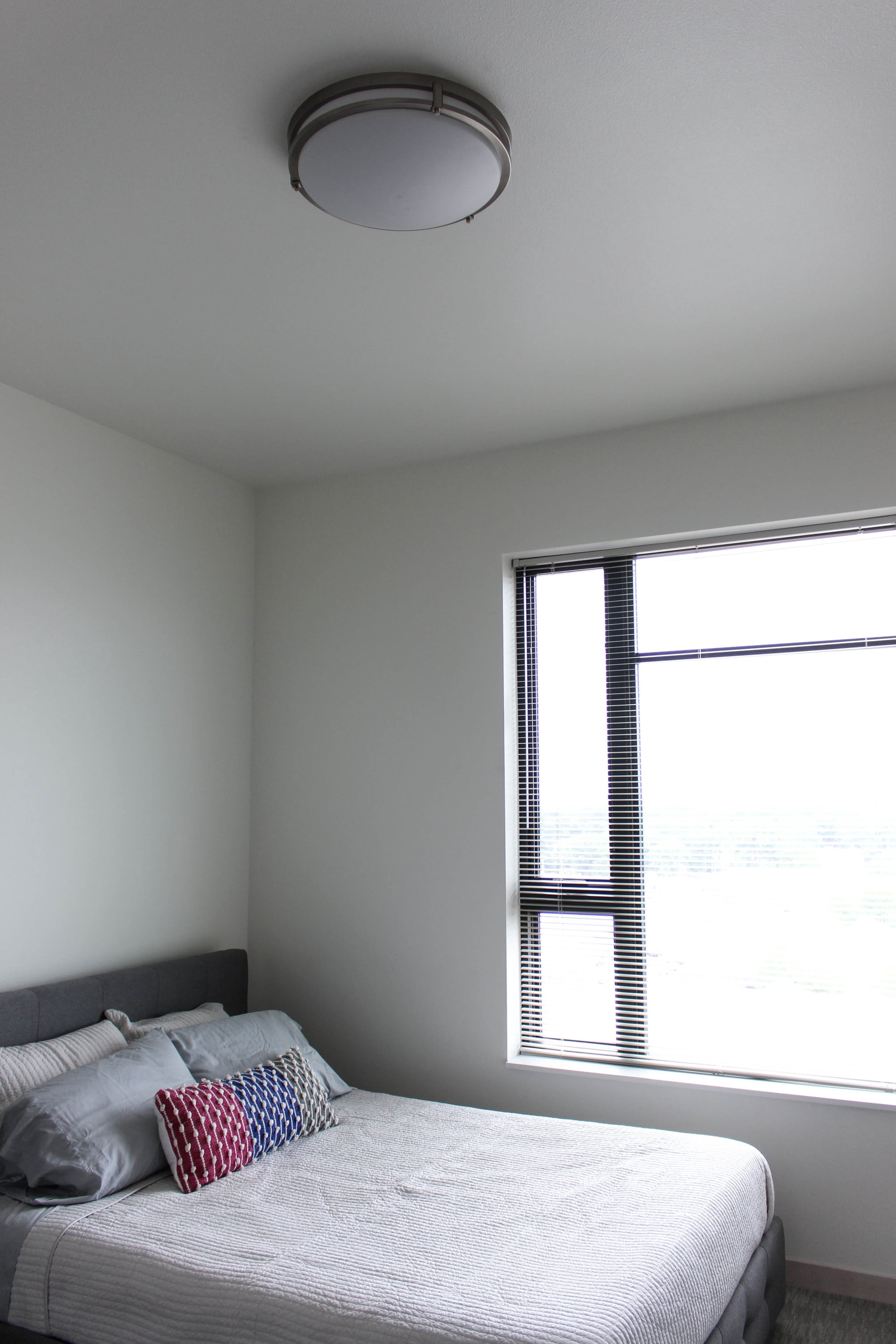Design House Ripon 14.5" Integrated Dimmable LED Indoor Ceiling Light with Frosted Acrylic, Satin Nickel