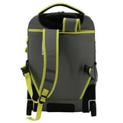J World Unisex Luna 19.5 Multi-Purpose Laptop Rolling Backpack, Grey