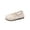 Beige B, variant on WRKEKC Girls Flats Tweed Bow Mesh Breathable Slip On Soft Sole Non Slip Casual Loafers School Work Daily