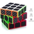 thumbnail image 4 of Speed Cube Set, 2x2x2 3x3x3 Speed Magic Cube, Carbon Fiber, 4 of 5