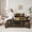 Brown Black 01, variant on Castle Fairy Wildlife Deer Twin Bedding Sets 7-Piece for Female Men Women,Retro Vintage Bedding Comforter Set Microfiber,Woodland Animal Breathable Sheet Sets,Ultra Soft Home Decor,Reversible