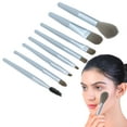thumbnail image 4 of JUEGO DE CEPILLO DE MAQUILLEJE, CEPILLOS DE SOMBRAS DE OJOS DE 8PCS CEPILLO PARA EL CEPILLO DE RUBOR COSMÉTICO CEPILLO PARA EL POLVO PARA MAQUILAR, 4 of 7