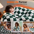 thumbnail image 3 of Heated Electric Blanket Throw OCTROT 50x60cm Dark Green, 3 of 7