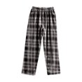 thumbnail image 4 of Fiaer Women's Pajamas Pants Plaid Plus Size Color Blocking Sleepwear Trousers Elastic Waisted Casual Trendy Comfort Pjs Joggers Grey2 M, 4 of 6