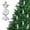 Silver, variant on SATRINO Candy Land 2024 Christmas Decoration, Hanging Candy Cane Christmas Tree Décor, Christmas Ornaments Crafts, Indoor Outdoor Xmas Party
