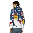 thumbnail image 4 of Naloa The Map Of United States Men’s Hoodies, Zip up Hoodie, Sweatshirts,Hoodies for Men Sizes S-3XL-Small, 4 of 5
