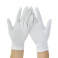 thumbnail image 6 of TELOLY 20 Pairs Cotton Gloves for Dry Hands, White Cotton Gloves for Eczema, Cosmetic Moisturizing and Coin Inspection, Medium Size, 6 of 7