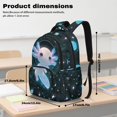 thumbnail image 6 of Jeiento Axolotl 17 Inch School Backpack Set 4-Piece Lunch Bag Pencil Case Water Bottle Holder Lightweight Tear-Resistant Large Capacity Book Bag for Kids, 6 of 7