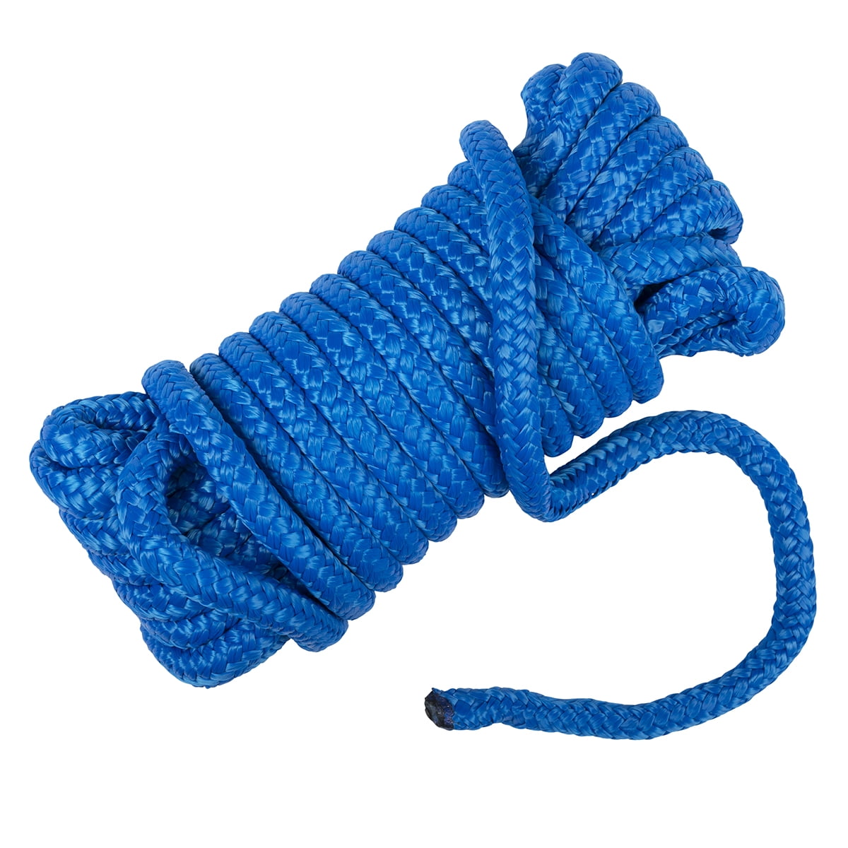 Ozark Trail Double-Braided Nylon Marine Dock Line, 3/8 in x 25 ft, Up to 20 ft Boats, 550 lb Maximum Working Load, Blue