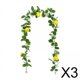 thumbnail image 1 of 3 Guirnaldas Artificiales De Limones Con Flores Para Repisa De Aniversario, Enredaderas Verdes, 1 of 9