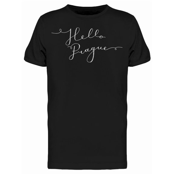 Hello Prague Lettering Tee Men's -Image by Shutterstock