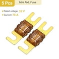 thumbnail image 3 of 5 Pcs 120 A 32 V Mini ANL Fuse Replacement Electrical Protection Electronics Blade Fuse for Automotive Marine Audio Video System, 3 of 5
