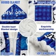 thumbnail image 3 of Wearable Blanket Hoodie for Son, Son Birthday Gifts from Mom Dad Parents, Soft Blue Throw Son Blankets for Christmas Graduation Ceremony, 3 of 6