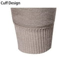 thumbnail image 6 of Dolkfu Mens Sweater Beige Casual Cable Knit Sweater Knit Big and Tall Slim Fit Solid Pullovers L, 6 of 8