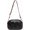 A-black, variant on Crossbody Bags for Women Small Design Leather Crossbody Camera Bag Shoulder Purse with Guitar Strap