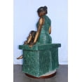 thumbnail image 6 of Nifao Mother and her sweet sleeping baby bronze statue – Outdoor Garden Decor Sculpture, 30"L x 28"W x 49"H, 6 of 11