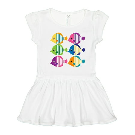

Inktastic Tropical Fish Lover Gift Toddler Girl Dress