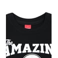 thumbnail image 4 of Marvel Mens Black Spider-Man Sweatshirt (Large), 4 of 4