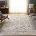 thumbnail image 3 of SAFAVIEH Blair Zyana Traditional Machine Washable Area Rug, 6'7" x 6'7" Square, Beige/Grey, 3 of 13