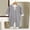 White, variant on Fesfesfes Baby Toddler Kids Striped Long Sleeve Romper Jumpsuit with Button Placket, Soft Polyester Crewneck Onesie Outfit for Daily Fall Winter Play Wear 0-18 Months Old.