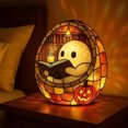 thumbnail image 7 of 6.3“ Ghost Reading Book Resin Statue with Led Light - Halloween Decor Tabletop Figurine for Home Cozy Bedroom Nightstand, Cute Halloween Decorations Table Centerpiece, Halloween Decor Indoor Tabletop, 7 of 7