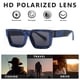 thumbnail image 4 of Gafas de sol modernas y versátiles con personalidad europea y americana, fabricadas en PC, metal, HD., 4 of 5