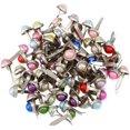 thumbnail image 1 of Mini Brads Beads Brads Pattern Bag Clips Metal Round Brads for Paper Craft Punching Scrapbooking DIY 50 Pieces Sincero Hogar, 1 of 6