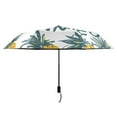 thumbnail image 2 of Pineapple Summer Time Compact Sun Umbrella Windproof Travel Umbrellas for Rain Strong Portable UV Protection, 2 of 8