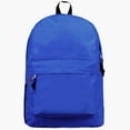 thumbnail image 3 of K-Cliffs Unisex 18" Polyester Padded Shoulder Straps Large School Backpack Royal Blue, 3 of 4