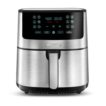 Gourmia 8-Qt. Stainless Steel Digital Air Fryer with Guided Cooking