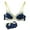 darkblue, variant on EIMELI Clearance! Sexy Young Women Push-Up Padded Bra Set Lingerie Underwear Brassiere&Panties Suit 2 Pcs Pink B 34