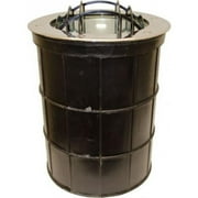 Dabmar Lighting DW1250-GRL Stainless Steel In-Ground Well Light with Grill